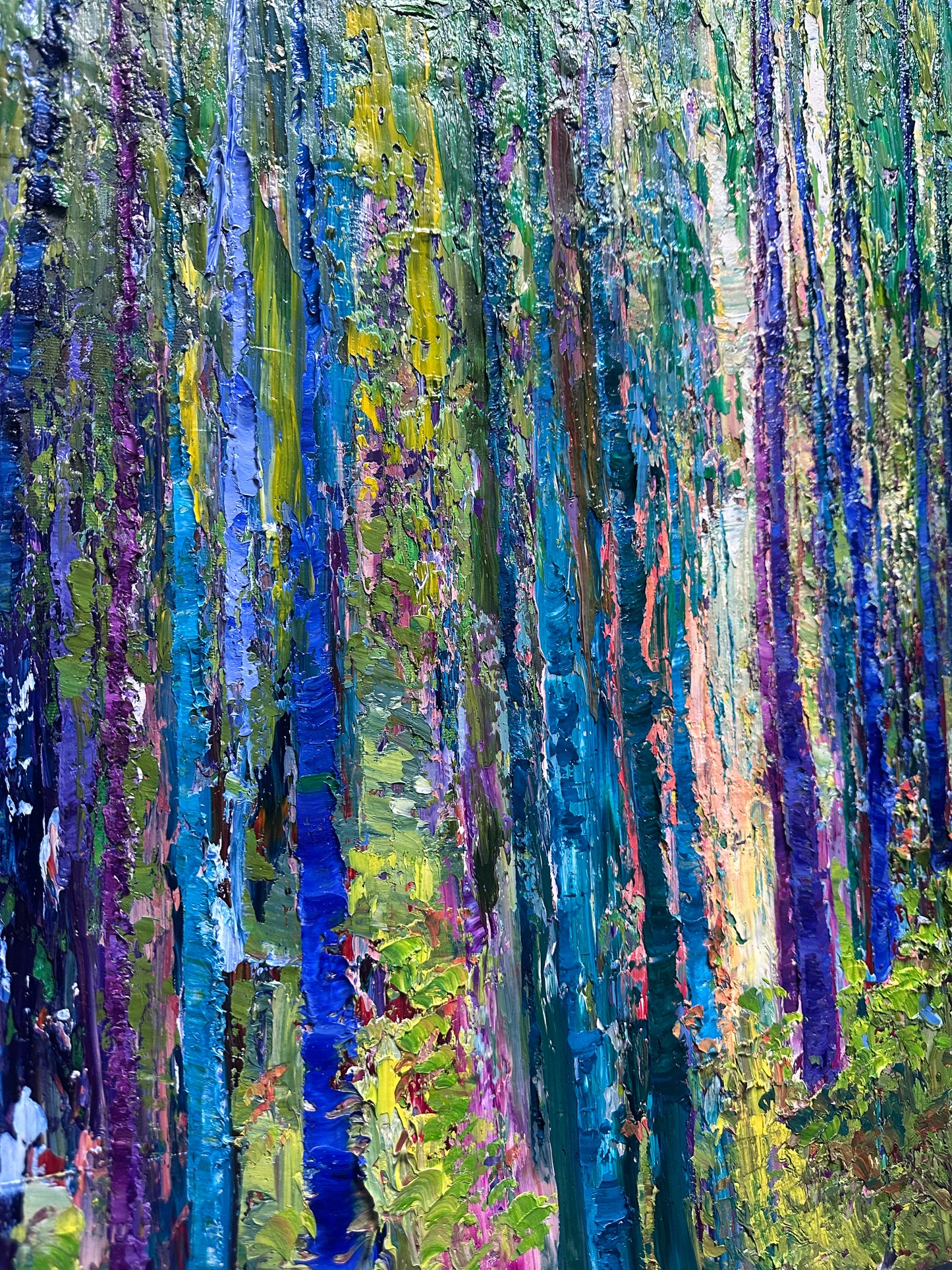 FORET MAGIQUE, OIL, 24" x 18"