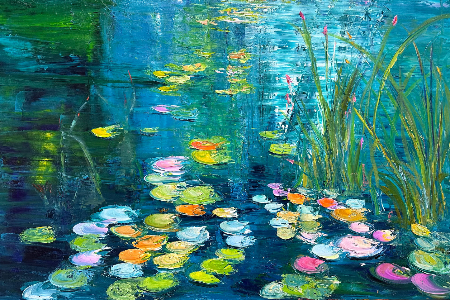 Lily Path, 24" x 36"